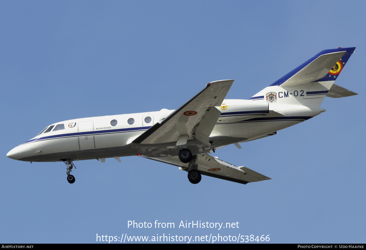 Aircraft Photo of CM-02 | Dassault Falcon 20E-5 | Belgium - Air Force | AirHistory.net #538466