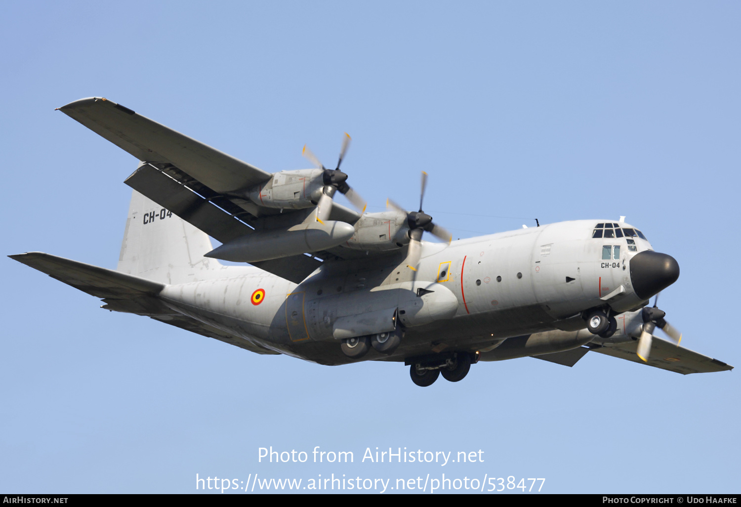 Aircraft Photo of CH-04 | Lockheed C-130H Hercules | Belgium - Air Force | AirHistory.net #538477