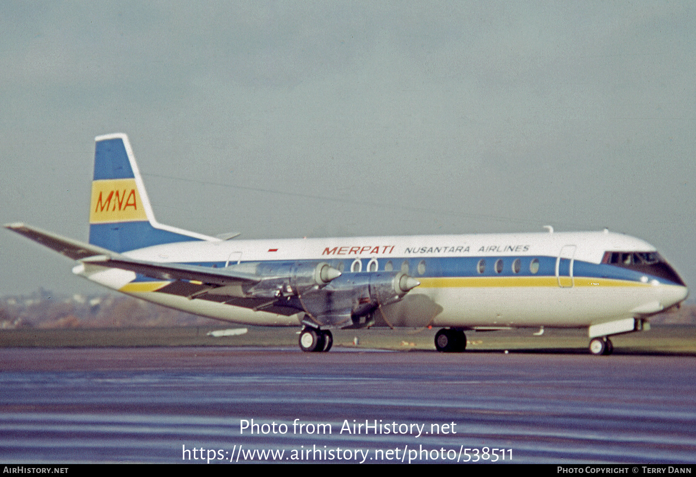 Aircraft Photo of G-BAFK | Vickers 952 Vanguard | Merpati Nusantara Airlines | AirHistory.net #538511