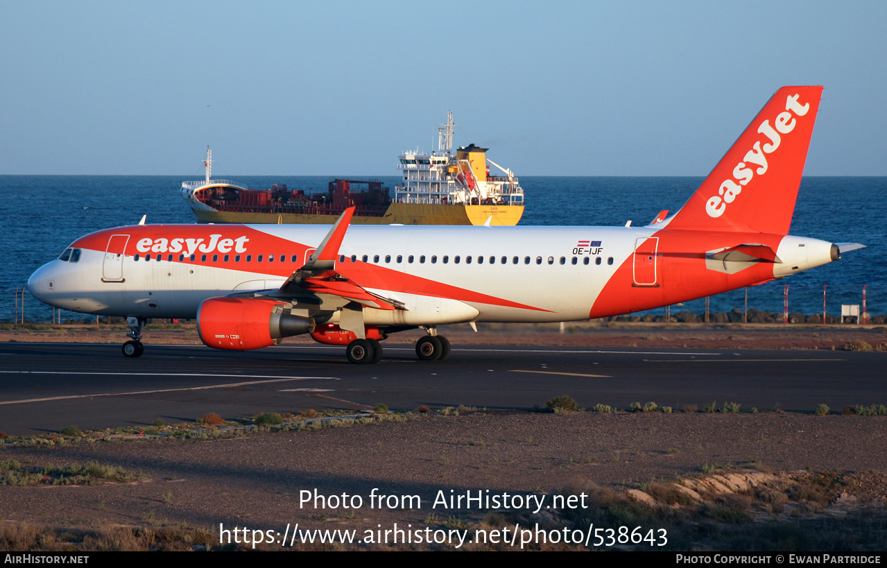 Aircraft Photo of OE-IJF | Airbus A320-214 | EasyJet | AirHistory.net #538643