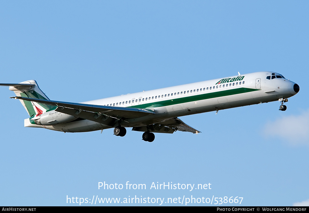 Aircraft Photo of I-DATM | McDonnell Douglas MD-82 (DC-9-82) | Alitalia | AirHistory.net #538667