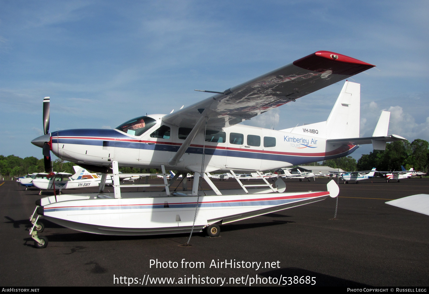 Aircraft Photo of VH-MBQ | Cessna 208 Caravan I | Kimberley Air Tours | AirHistory.net #538685