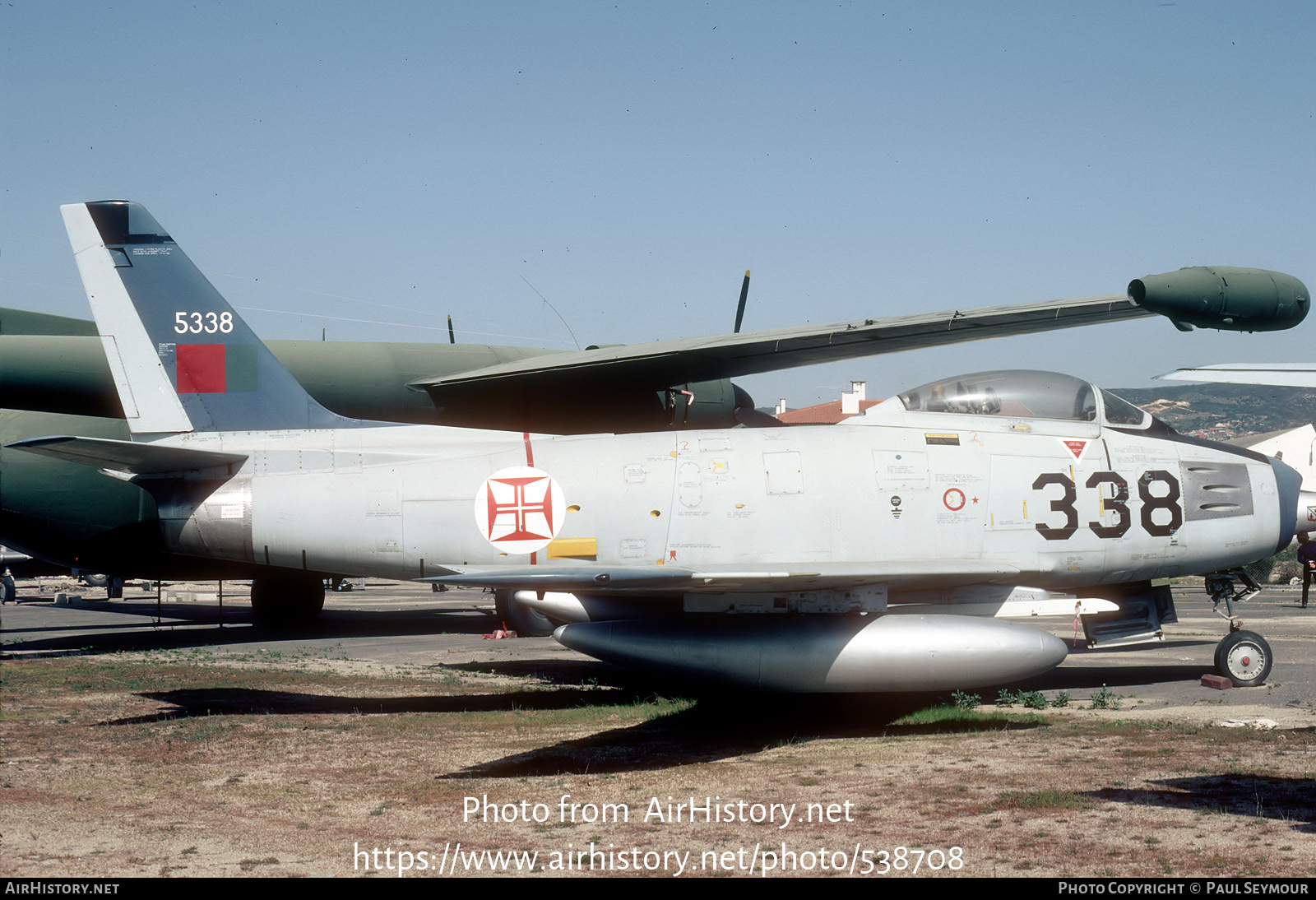 Aircraft Photo of 5338 / 338 | North American F-86F Sabre | Portugal - Air Force | AirHistory.net #538708