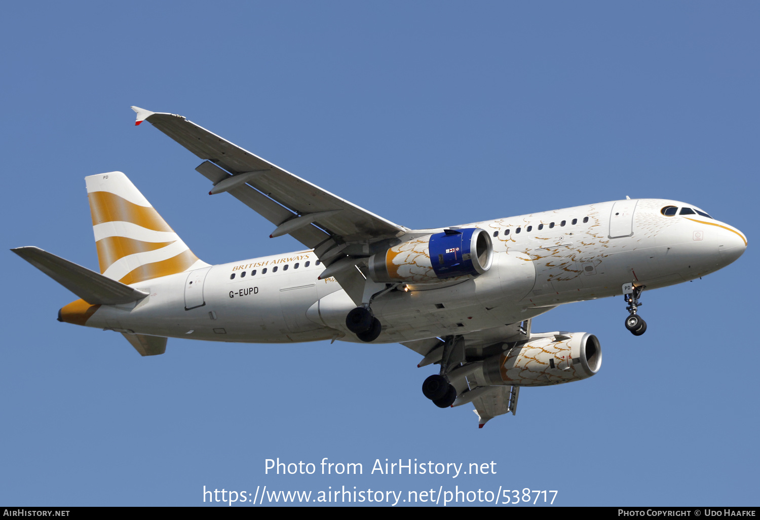 Aircraft Photo of G-EUPD | Airbus A319-131 | British Airways | AirHistory.net #538717