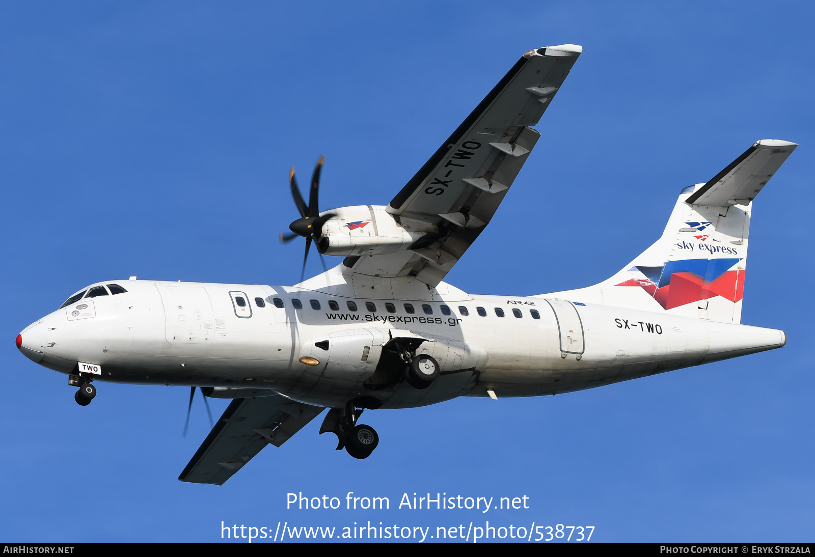 Aircraft Photo of SX-TWO | ATR ATR-42-500 | Sky Express | AirHistory.net #538737