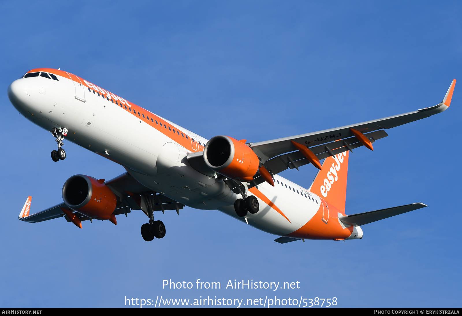 Aircraft Photo of G-UZMJ | Airbus A321-251NX | EasyJet | AirHistory.net #538758