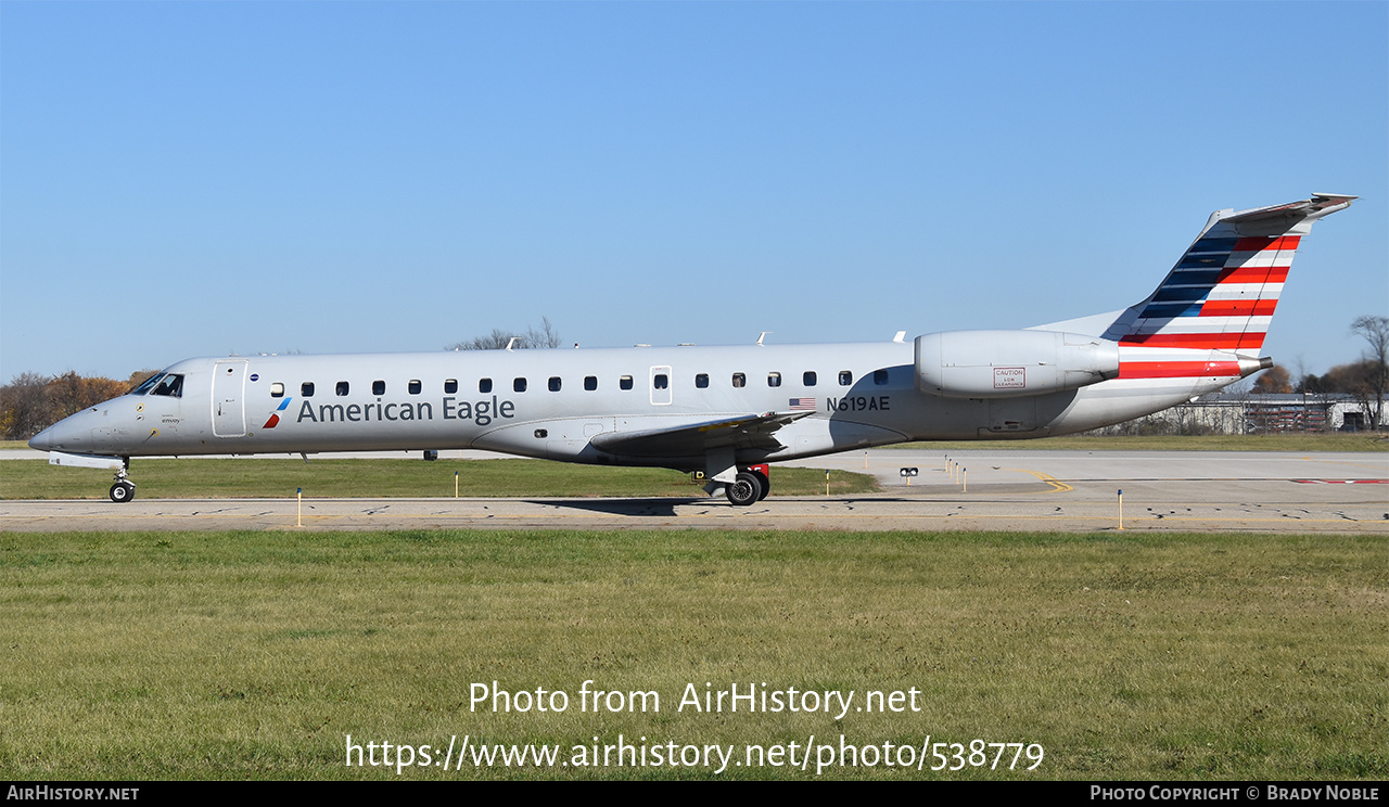 Aircraft Photo of N619AE | Embraer ERJ-145LR (EMB-145LR) | American Eagle | AirHistory.net #538779