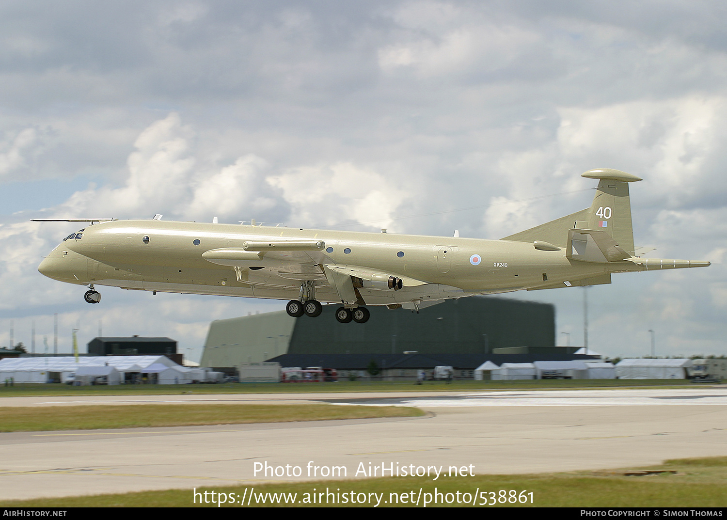 Aircraft Photo of XV240 | Hawker Siddeley HS-801 Nimrod MR.2P | UK - Air Force | AirHistory.net #538861