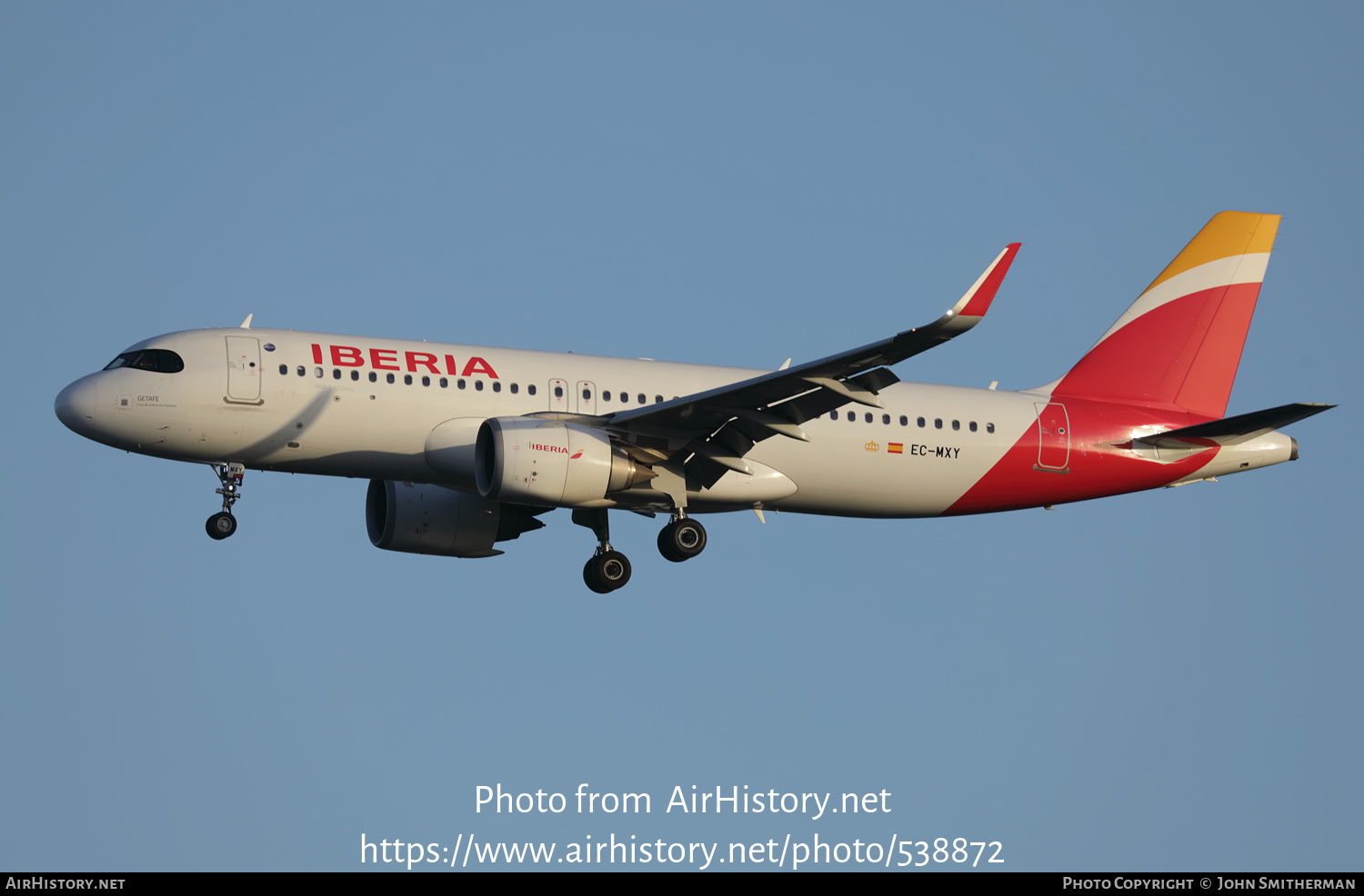 Aircraft Photo of EC-MXY | Airbus A320-251N | Iberia | AirHistory.net #538872