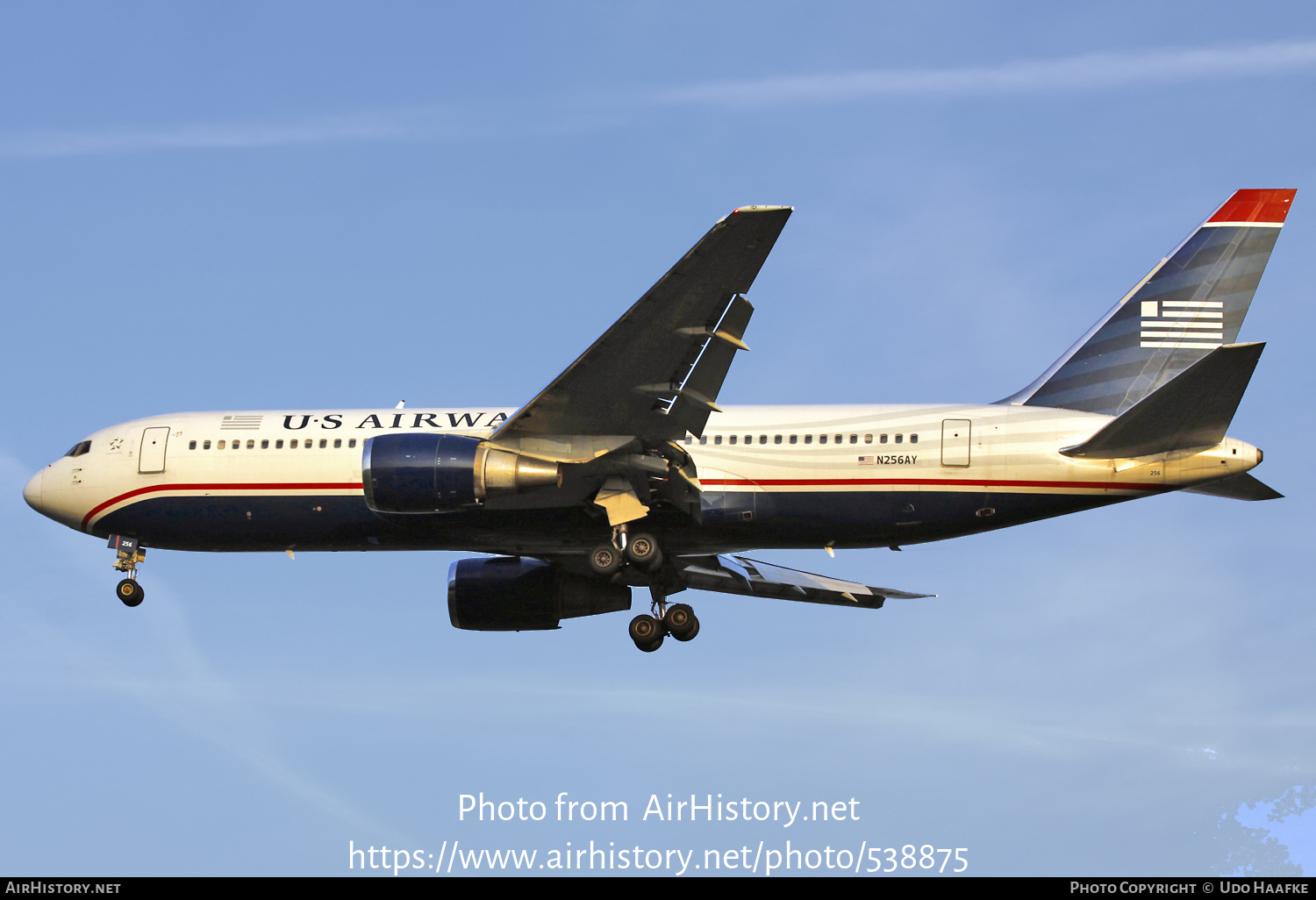 Aircraft Photo of N256AY | Boeing 767-2B7/ER | US Airways | AirHistory.net #538875