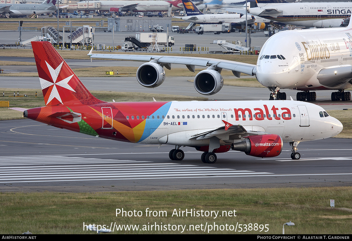 Aircraft Photo of 9H-AEL | Airbus A319-111 | Air Malta | AirHistory.net #538895