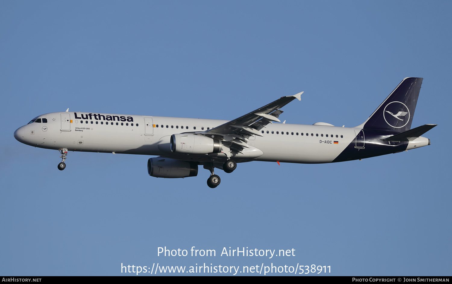 Aircraft Photo of D-AIDC | Airbus A321-231 | Lufthansa | AirHistory.net #538911