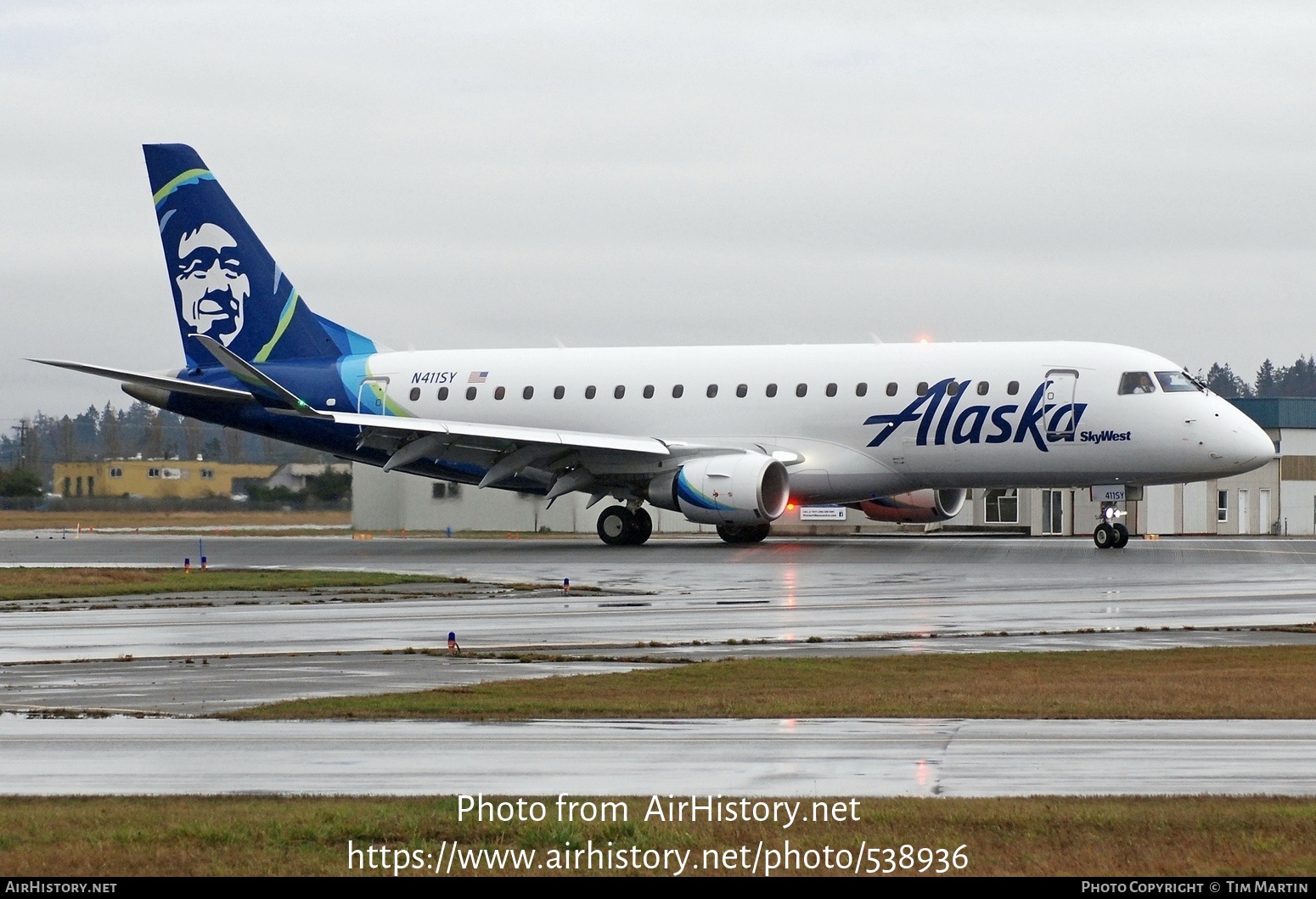 Aircraft Photo of N411SY | Embraer 175LR (ERJ-170-200LR) | Alaska Airlines | AirHistory.net #538936