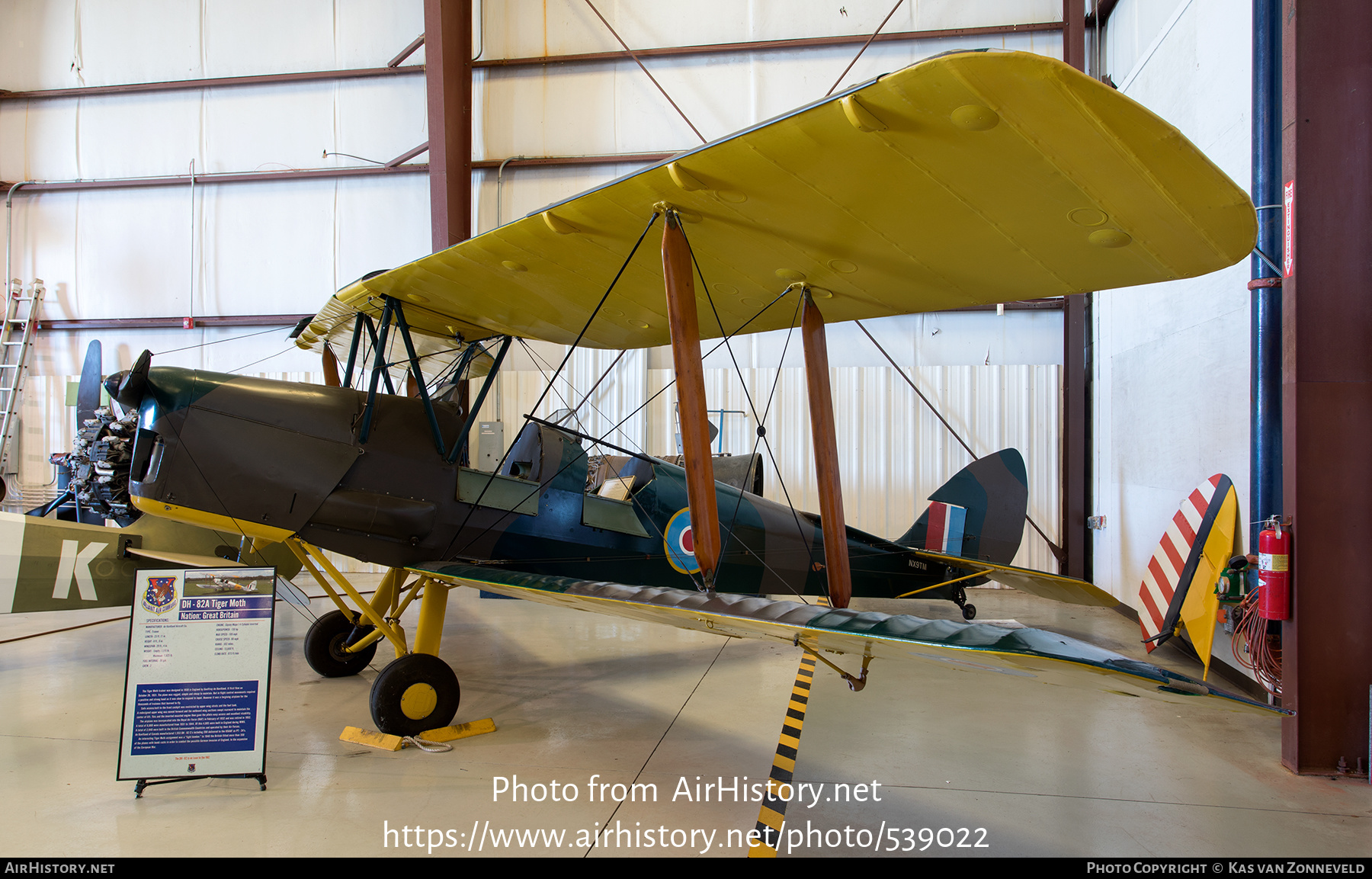 Aircraft Photo of N9TM / NX9TM | De Havilland D.H. 82A Tiger Moth | UK - Air Force | AirHistory.net #539022