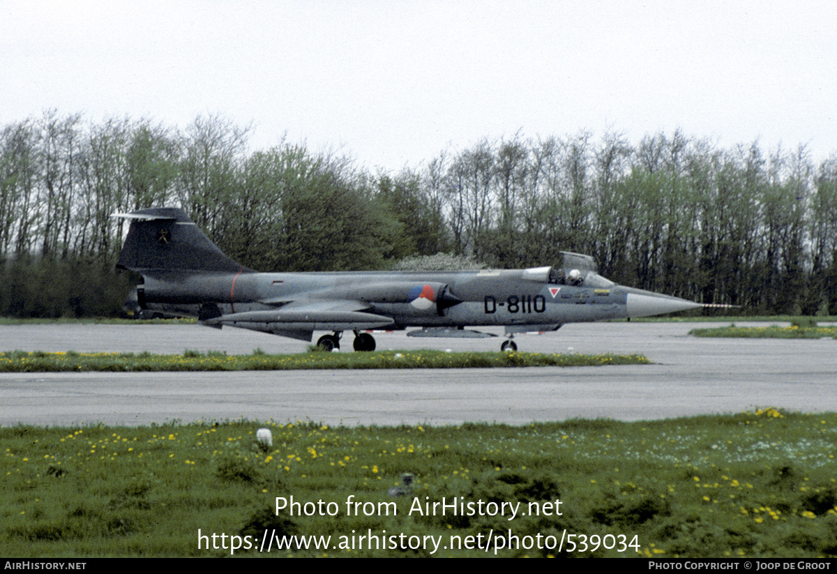 Aircraft Photo of D-8110 | Lockheed F-104G Starfighter | Netherlands - Air Force | AirHistory.net #539034