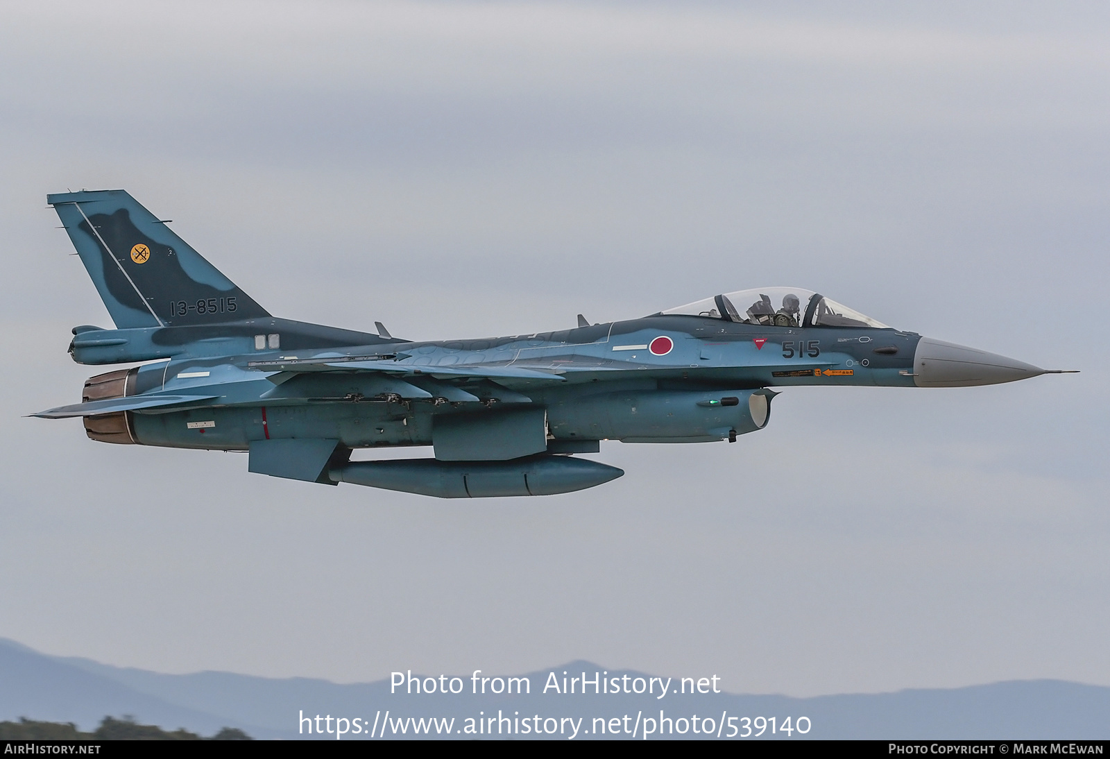 Aircraft Photo of 13-8515 | Mitsubishi F-2A | Japan - Air Force | AirHistory.net #539140