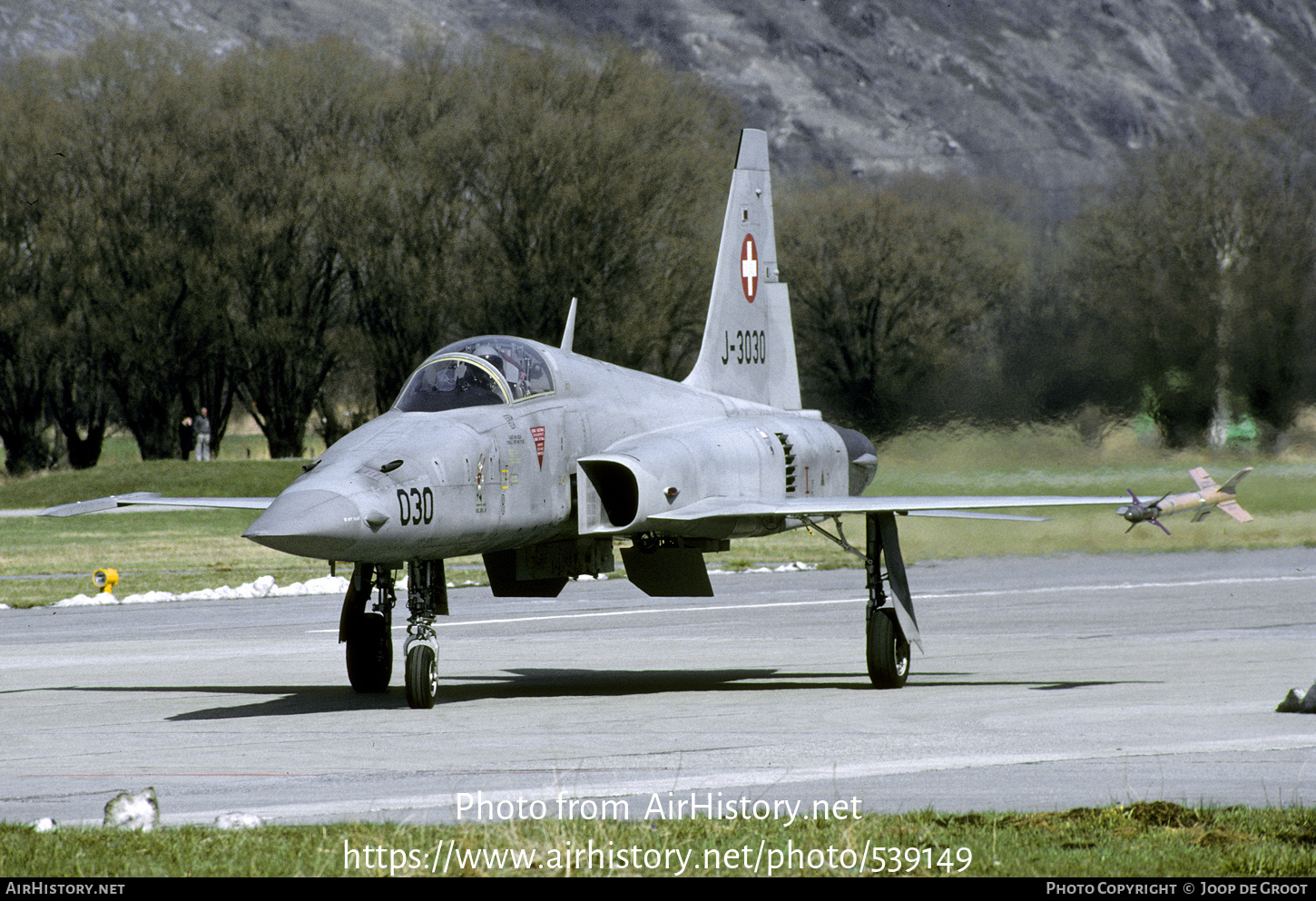 Aircraft Photo of J-3030 | Northrop F-5E Tiger II | Switzerland - Air Force | AirHistory.net #539149