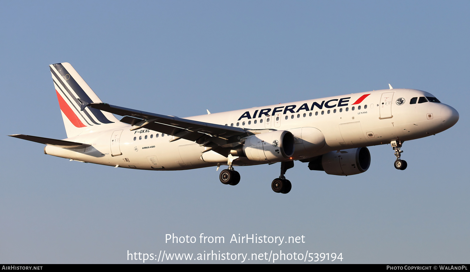 Aircraft Photo of F-GKXC | Airbus A320-214 | Air France | AirHistory.net #539194