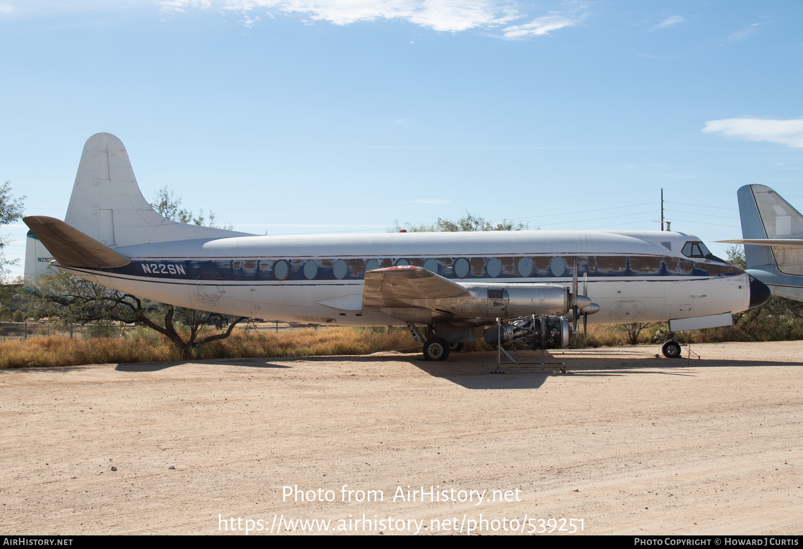 Aircraft Photo of N22SN | Vickers 744 Viscount | AirHistory.net #539251