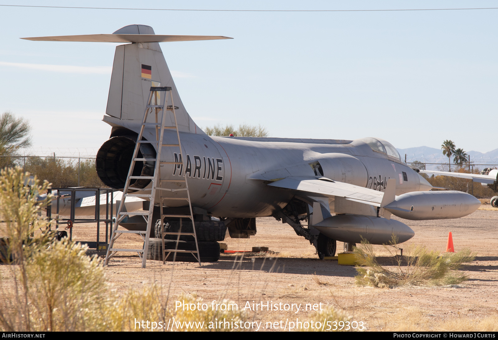 Aircraft Photo of 2644 | Lockheed F-104G Starfighter | Germany - Navy | AirHistory.net #539303