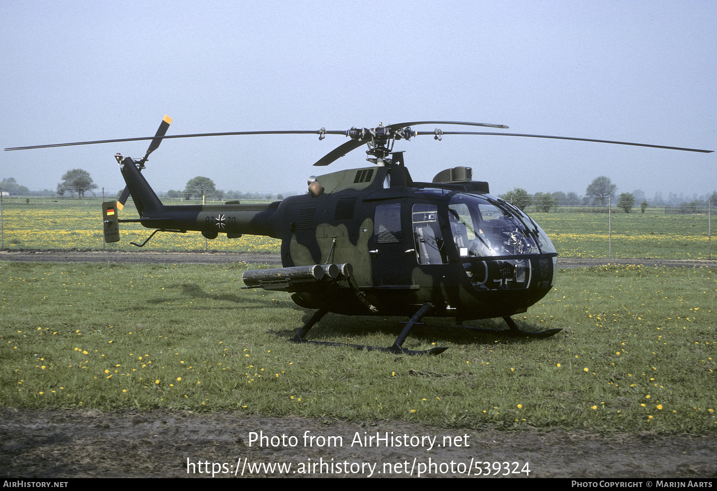 Aircraft Photo of 8770 | MBB BO-105P (PAH-1) | Germany - Army | AirHistory.net #539324