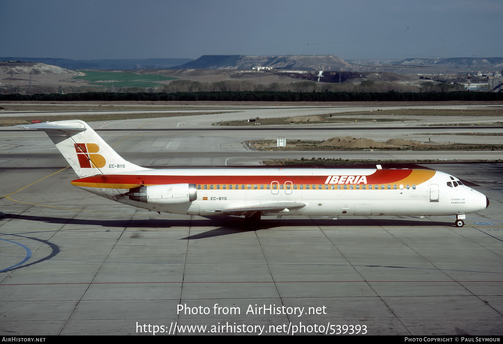 Aircraft Photo of EC-BYG | McDonnell Douglas DC-9-32 | Iberia | AirHistory.net #539393