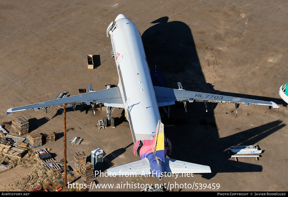 Aircraft Photo of HL7703 | Airbus A321-131 | Asiana Airlines | AirHistory.net #539459