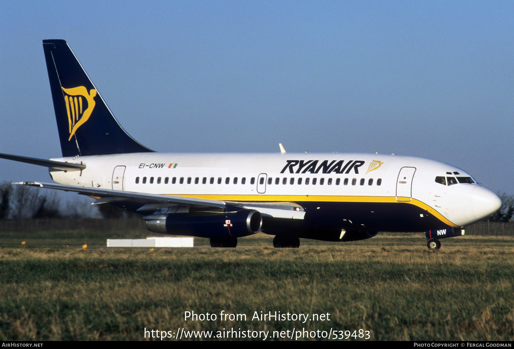 Aircraft Photo of EI-CNW | Boeing 737-230/Adv | Ryanair | AirHistory.net #539483