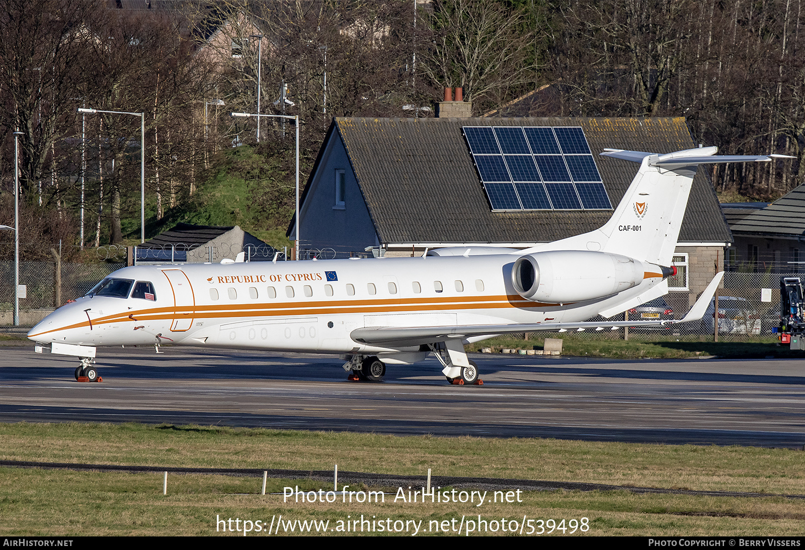 Aircraft Photo of CAF-001 | Embraer Legacy 600 (EMB-135BJ) | Cyprus - Air Force | AirHistory.net #539498