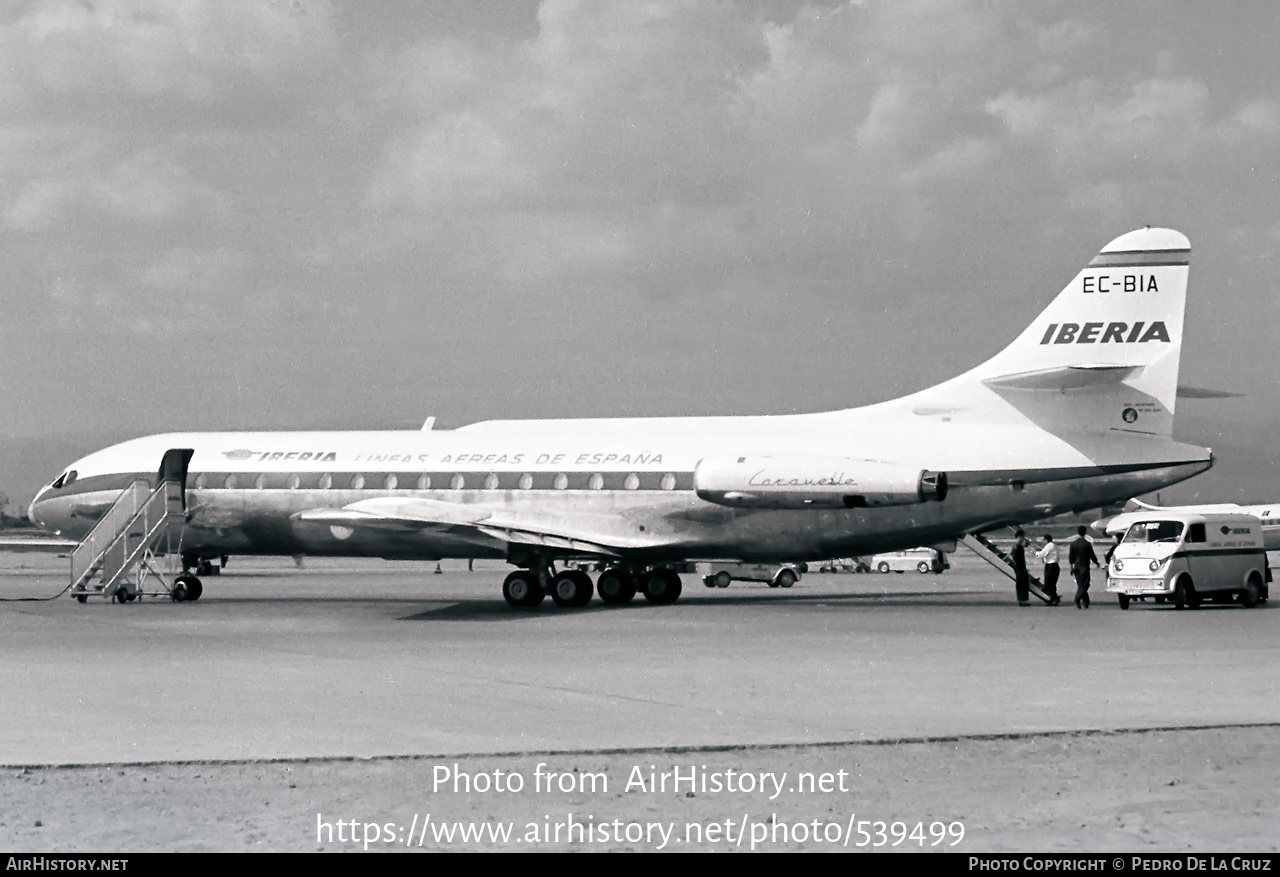 Aircraft Photo of EC-BIA | Sud SE-210 Caravelle VI-R | Iberia | AirHistory.net #539499