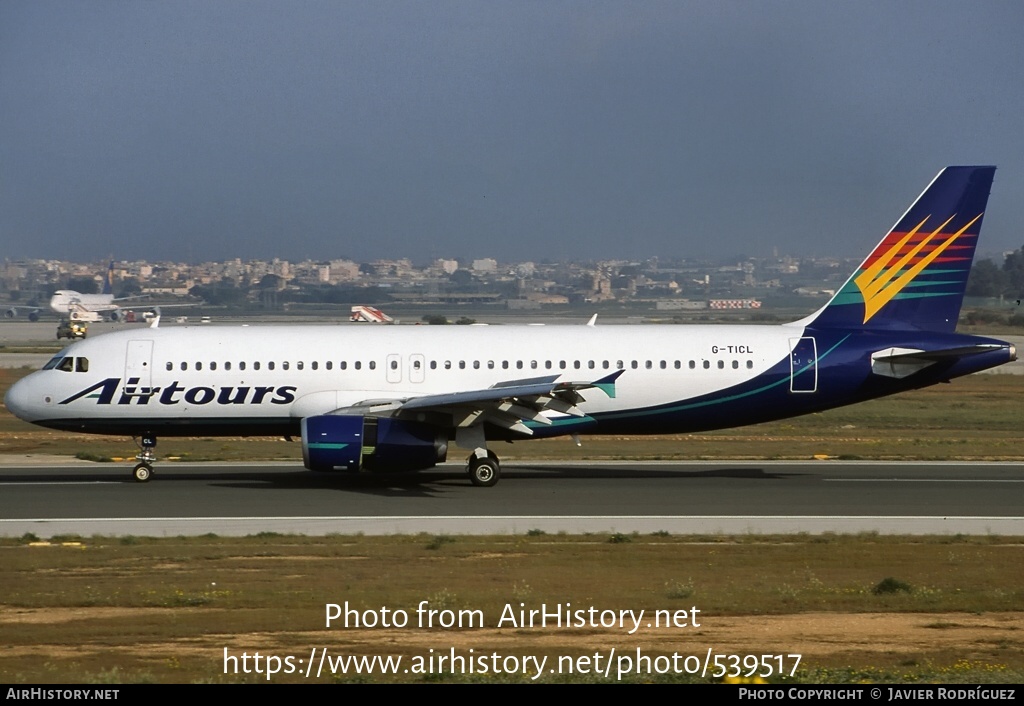 Aircraft Photo of G-TICL | Airbus A320-231 | Airtours International | AirHistory.net #539517