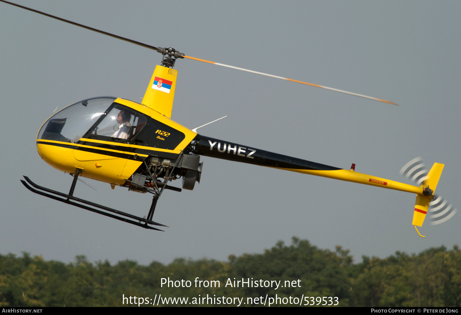 Aircraft Photo of YU-HEZ | Robinson R-22 Beta | AirHistory.net #539533