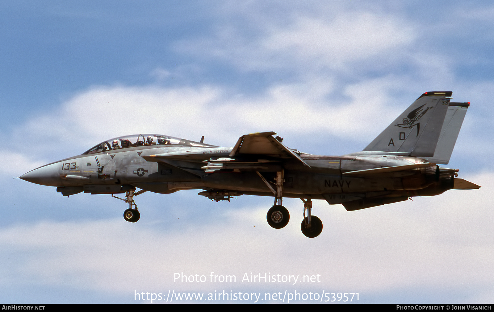 Aircraft Photo of 160911 | Grumman F-14A Tomcat | USA - Navy | AirHistory.net #539571