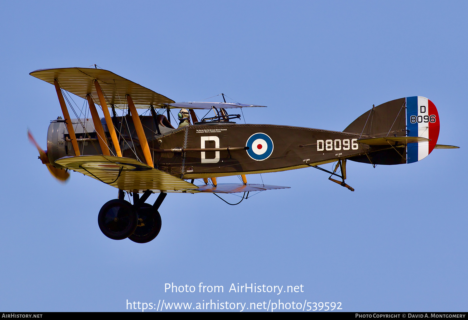 Aircraft Photo of G-AEPH / D8096 | Bristol F.2B Fighter | UK - Air Force | AirHistory.net #539592