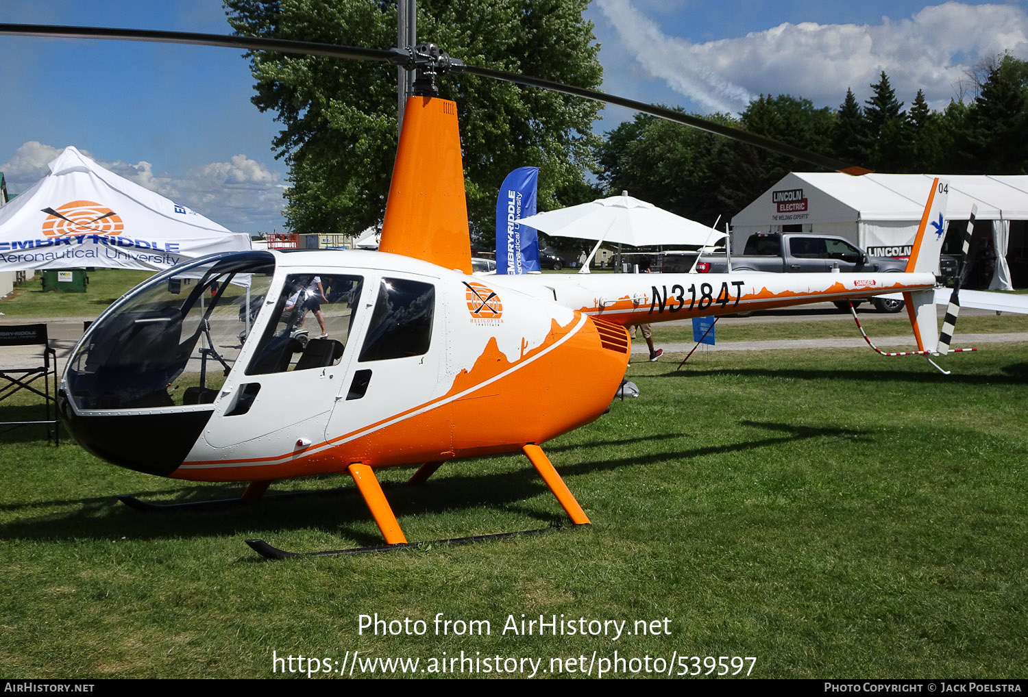 Aircraft Photo of N3184T | Robinson R-44 Raven II | Helicopter Institute | AirHistory.net #539597