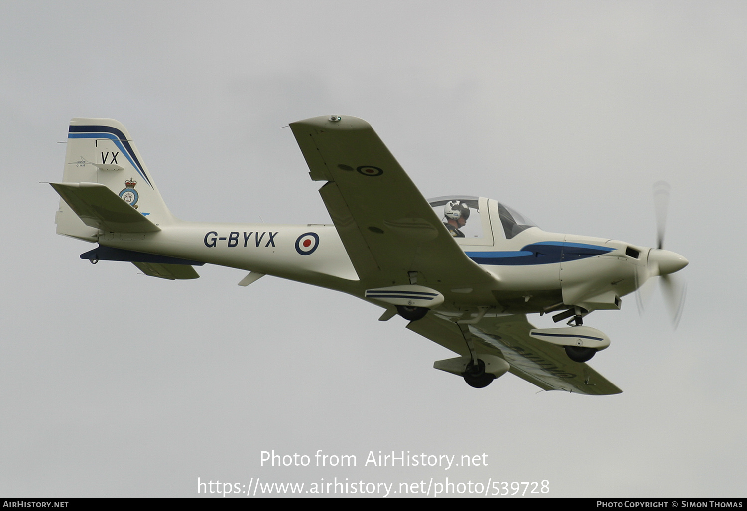 Aircraft Photo of G-BYVX | Grob G-115E Tutor | UK - Air Force | AirHistory.net #539728