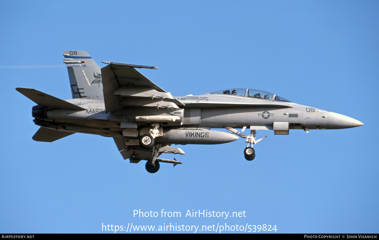 Aircraft Photo of 164683 | McDonnell Douglas F/A-18D Hornet | USA - Marines | AirHistory.net #539824