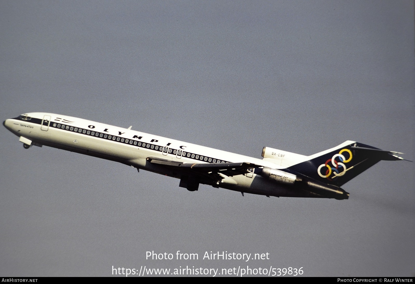 Aircraft Photo of SX-CBF | Boeing 727-284 | Olympic | AirHistory.net #539836