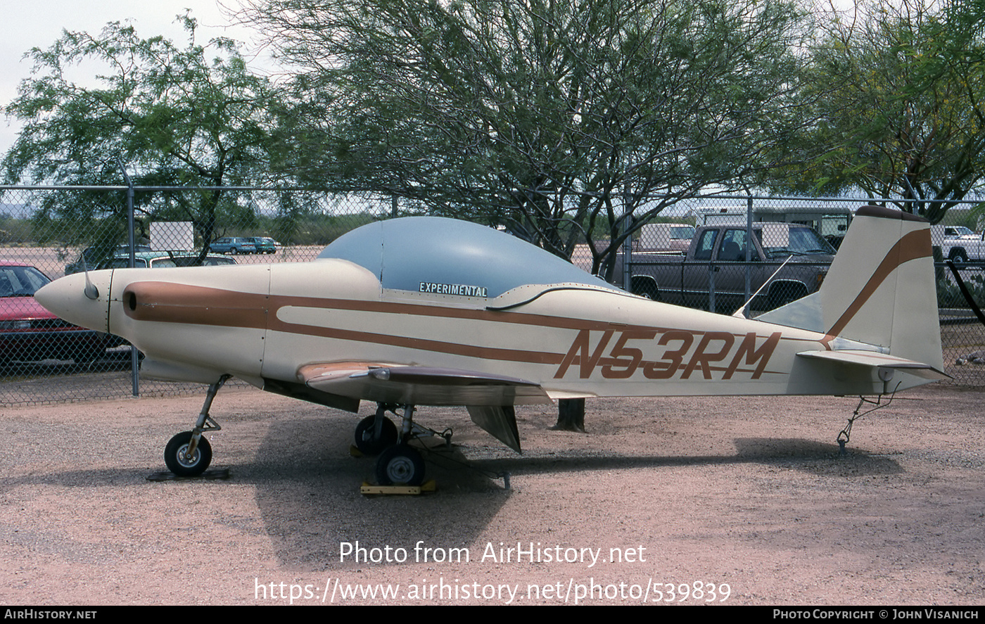 Aircraft Photo of N53RM | Bushby Mustang II | AirHistory.net #539839