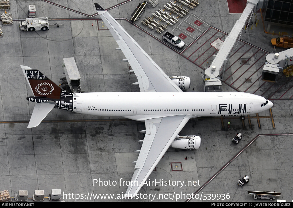 Aircraft Photo of DQ-FJV | Airbus A330-243 | Fiji Airways | AirHistory.net #539936