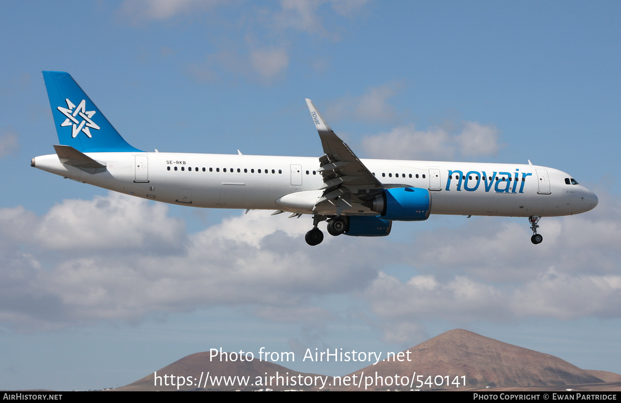 Aircraft Photo of SE-RKB | Airbus A321-251N | Novair | AirHistory.net #540141