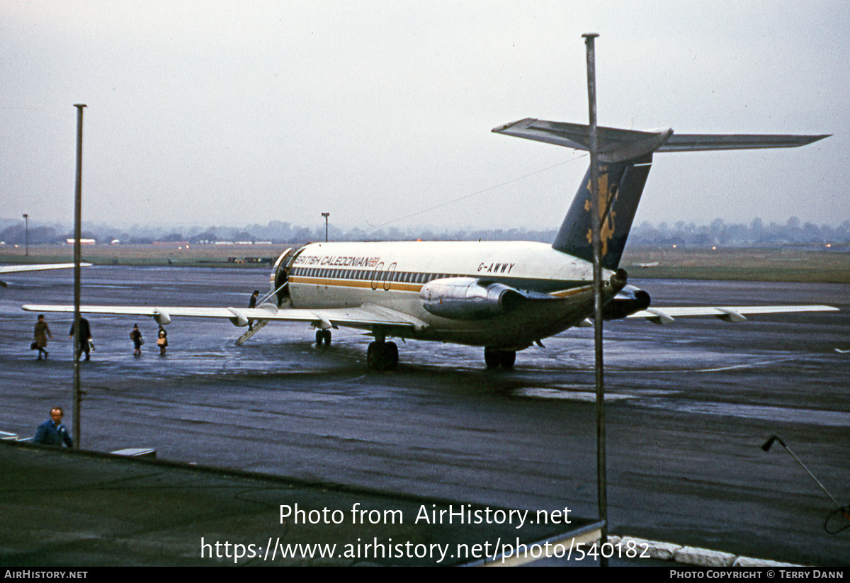 Aircraft Photo of G-AWWY | BAC 111-509EW One-Eleven | British Caledonian Airways | AirHistory.net #540182