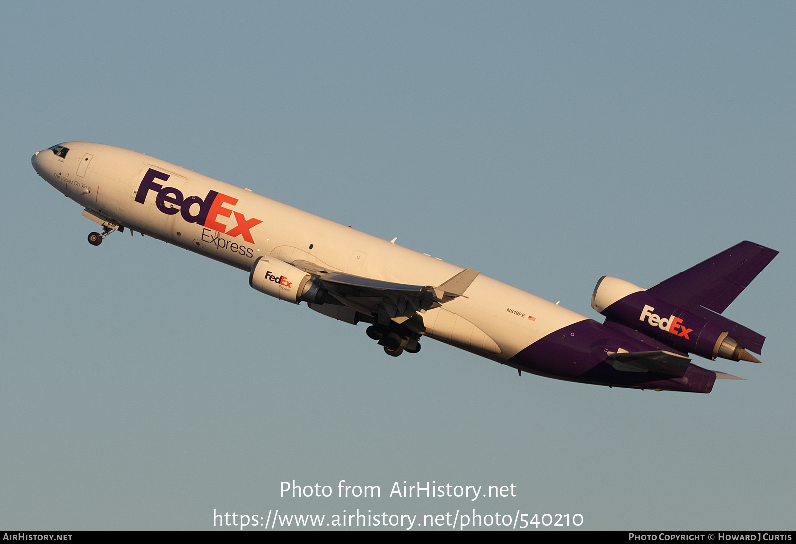 Aircraft Photo of N619FE | McDonnell Douglas MD-11F | FedEx Express - Federal Express | AirHistory.net #540210