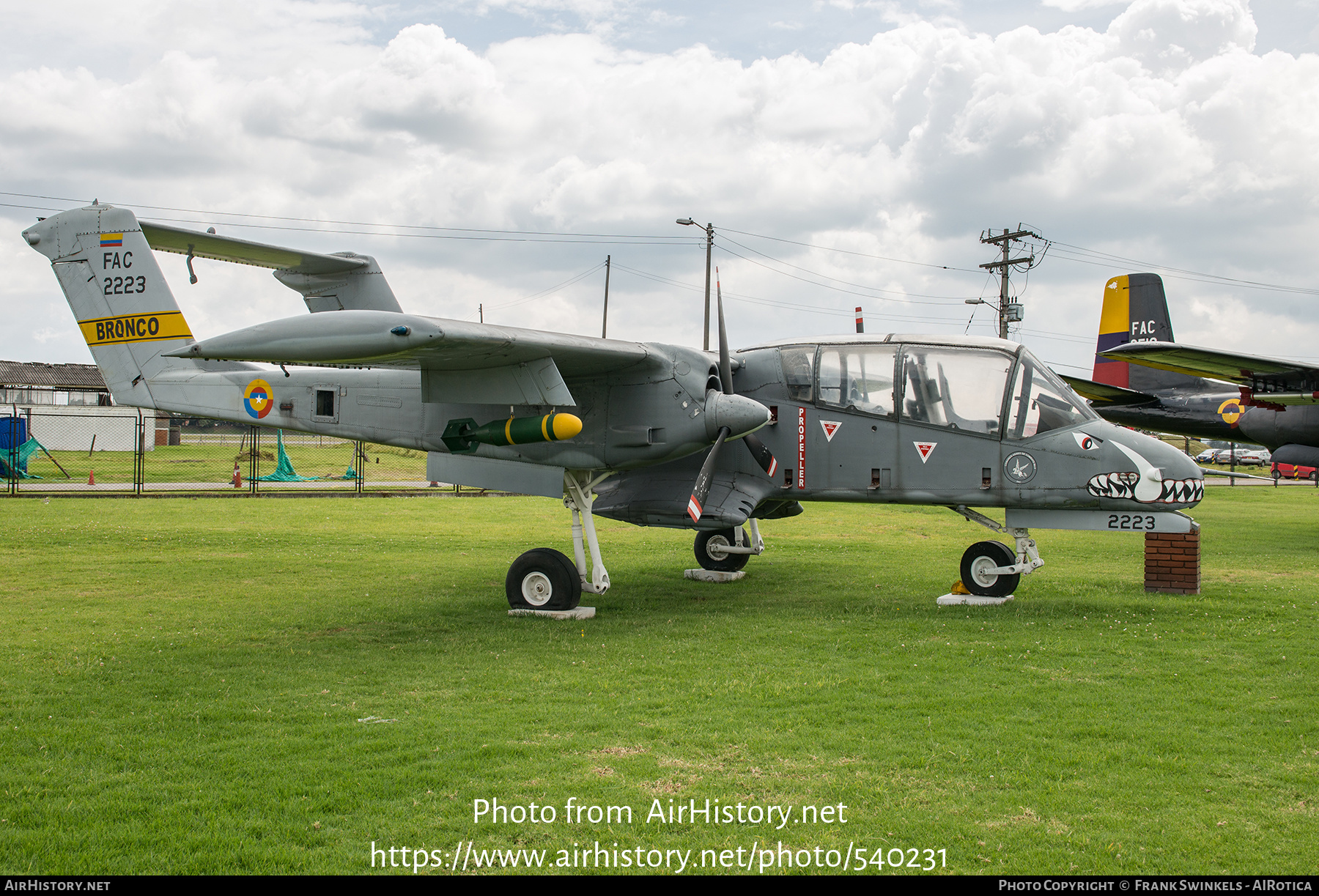 Aircraft Photo of FAC2223 | North American Rockwell OV-10A Bronco | Colombia - Air Force | AirHistory.net #540231