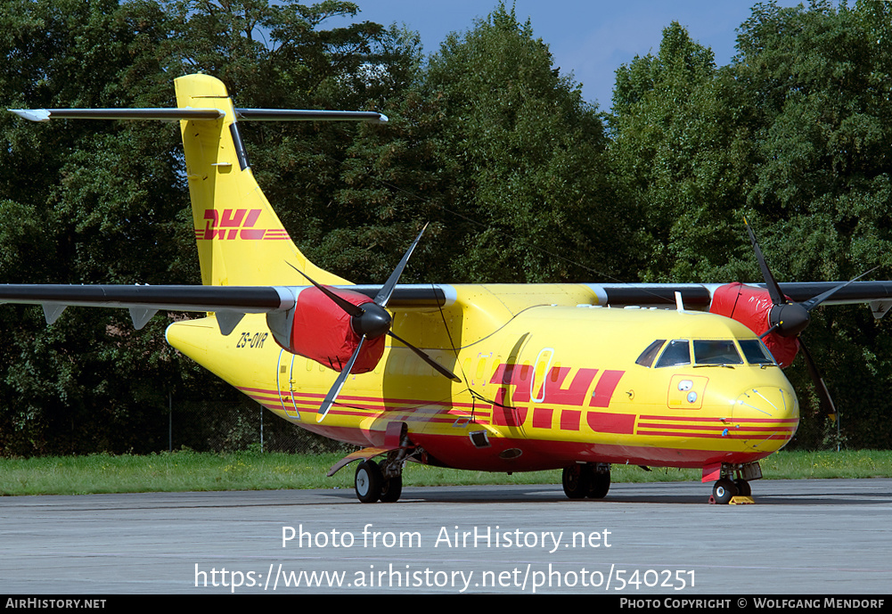 Aircraft Photo of ZS-OVR | ATR ATR-42-300/F | DHL International | AirHistory.net #540251