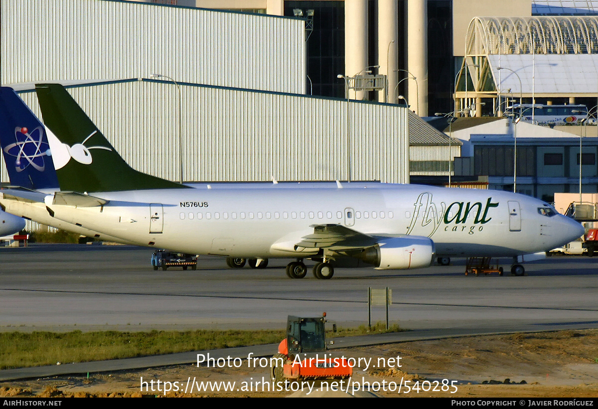 Aircraft Photo of N576US | Boeing 737-301(SF) | Flyant Cargo | AirHistory.net #540285