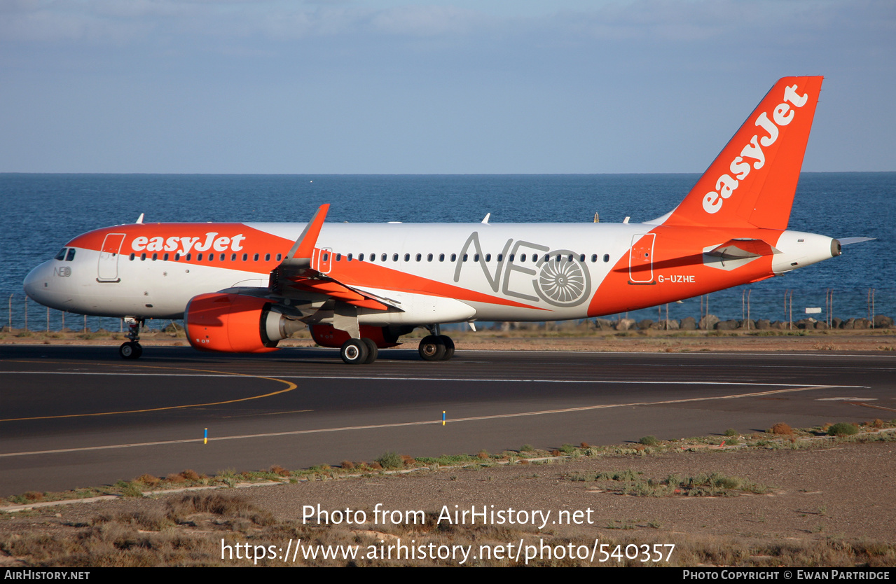 Aircraft Photo of G-UZHE | Airbus A320-251N | EasyJet | AirHistory.net #540357