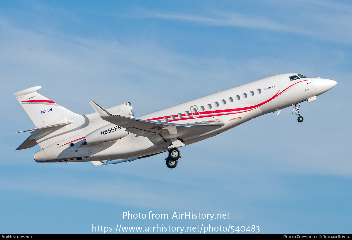 Aircraft Photo of N656FN | Dassault Falcon 7X | Fosun | AirHistory.net #540483