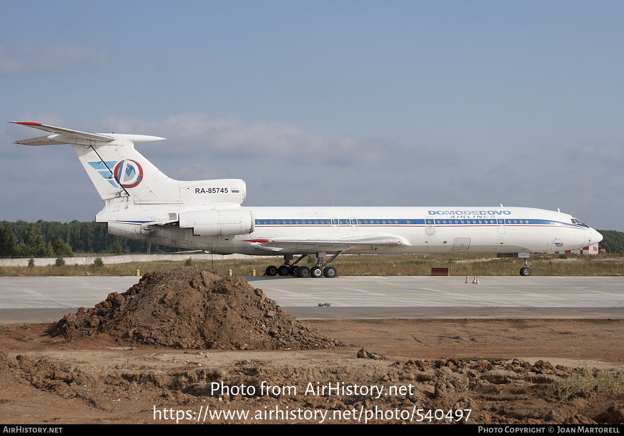 Aircraft Photo of RA-85745 | Tupolev Tu-154M | Domodedovo Airlines | AirHistory.net #540497