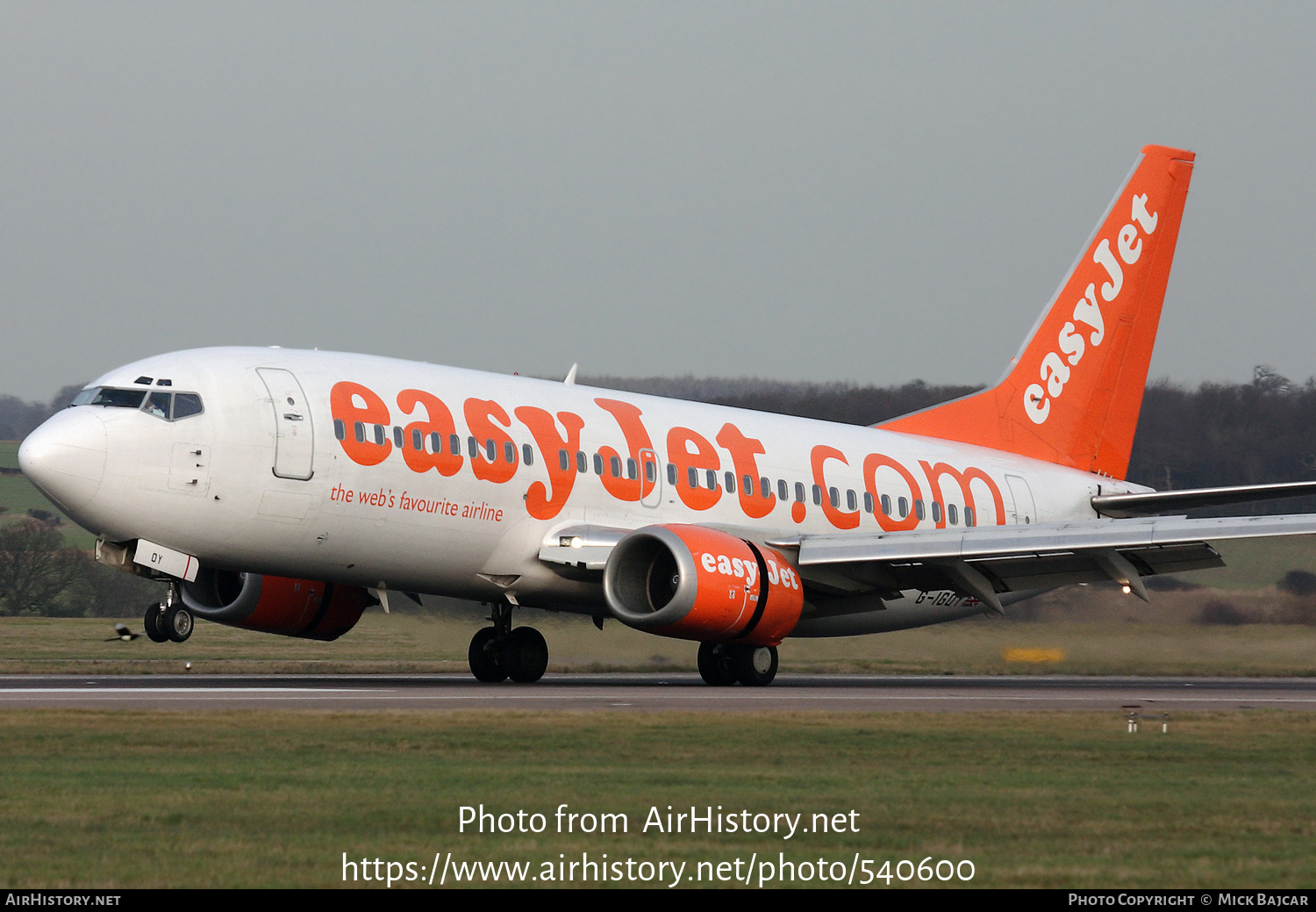 Aircraft Photo of G-IGOY | Boeing 737-36N | EasyJet | AirHistory.net #540600